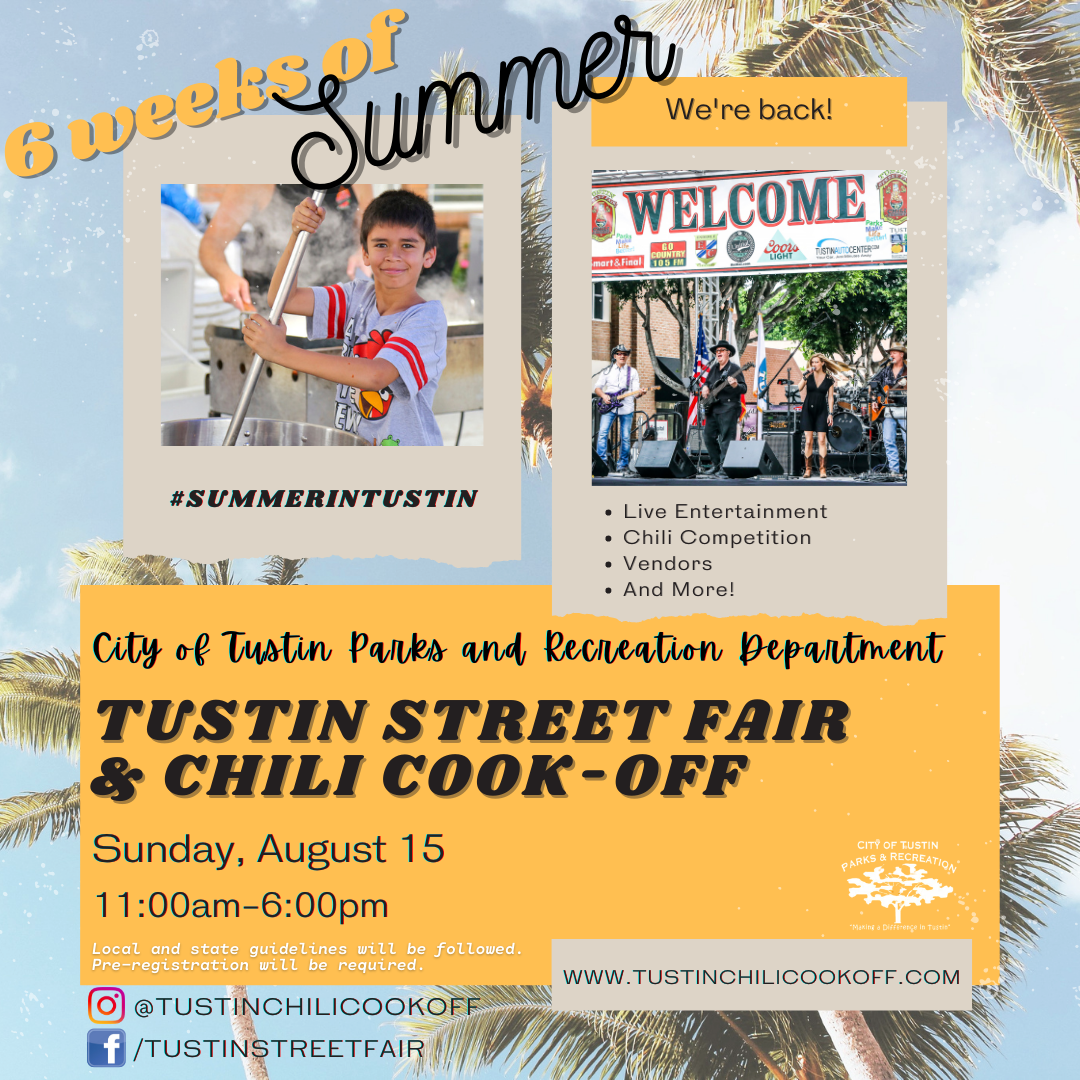 37th Annual Tustin Street Fair and Chili CookOff H2OC Stormwater Program